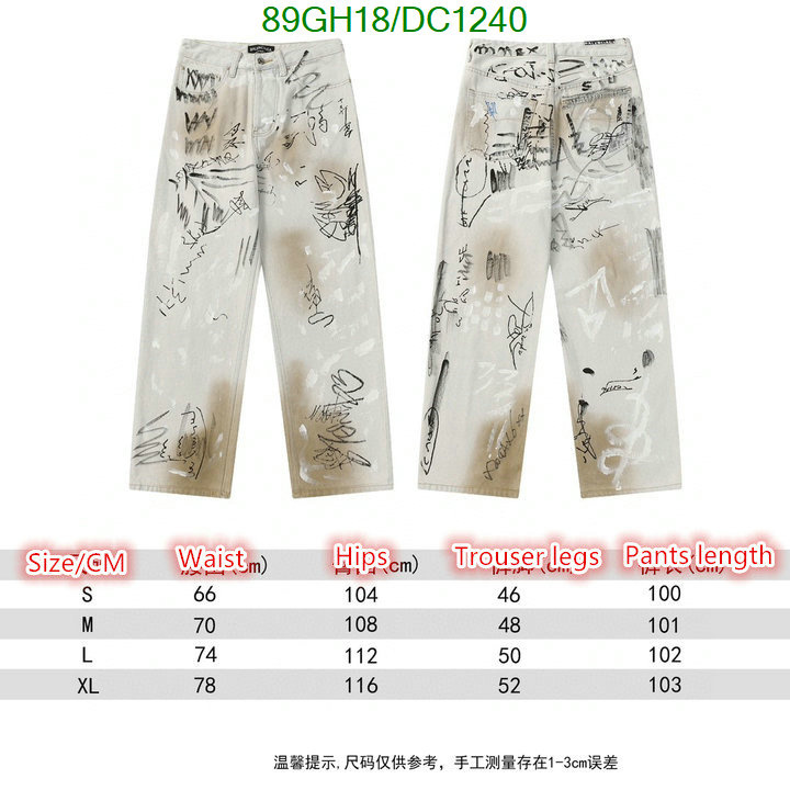 Balenciaga-Clothing Code: DC1240 $: 89USD