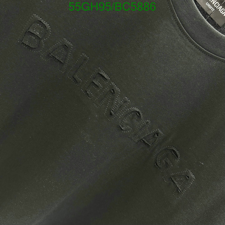 Balenciaga-Clothing Code: BC5886 $: 55USD