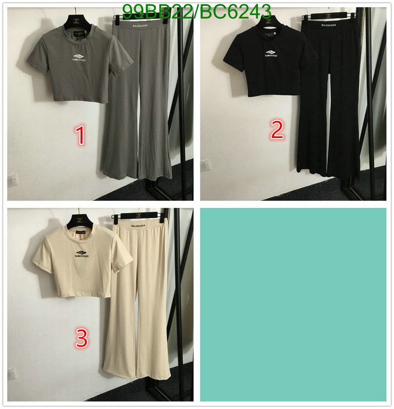 Balenciaga-Clothing Code: BC6243 $: 99USD