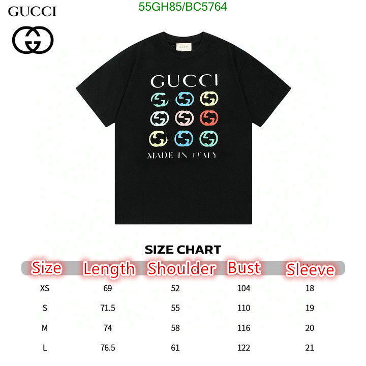 Gucci-Clothing Code: BC5764 $: 55USD