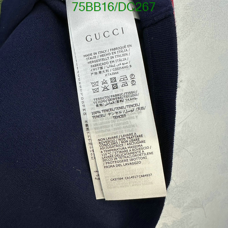 Gucci-Clothing Code: DC267 $: 75USD