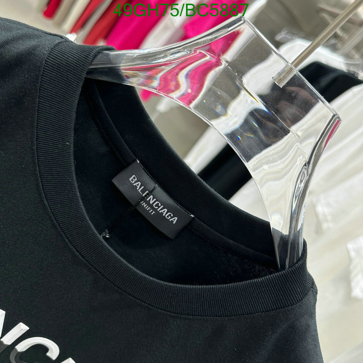 Balenciaga-Clothing Code: BC5887 $: 49USD