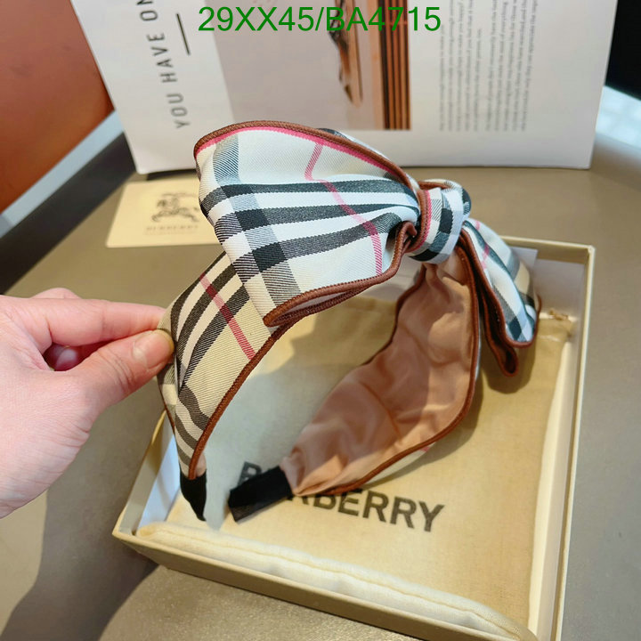 Burberry-Headband Code: BA4715 $: 29USD