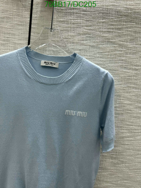 MIUMIU-Clothing Code: DC205 $: 79USD