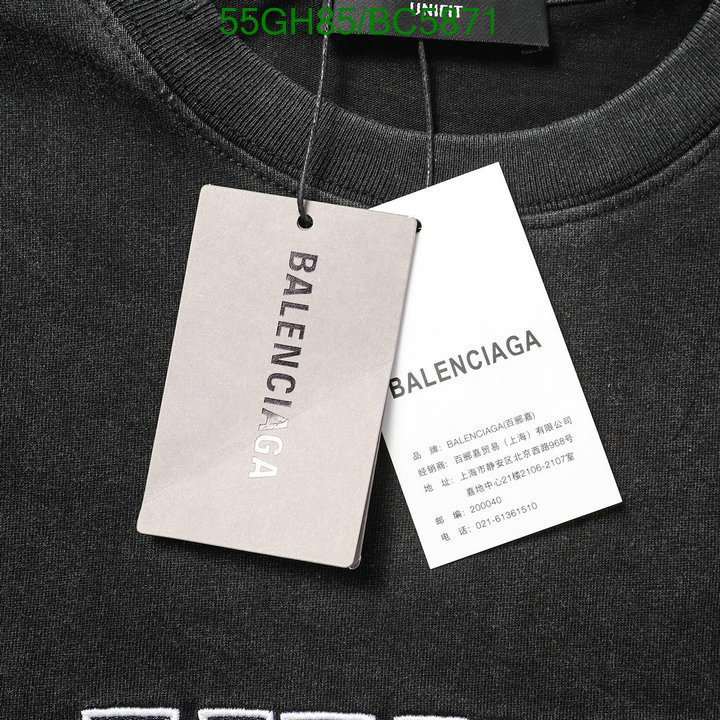 Balenciaga-Clothing Code: BC5871 $: 55USD