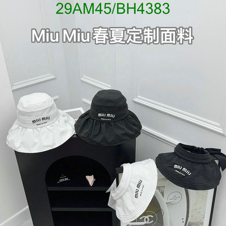 Miu Miu-Cap(Hat) Code: BH4383 $: 29USD