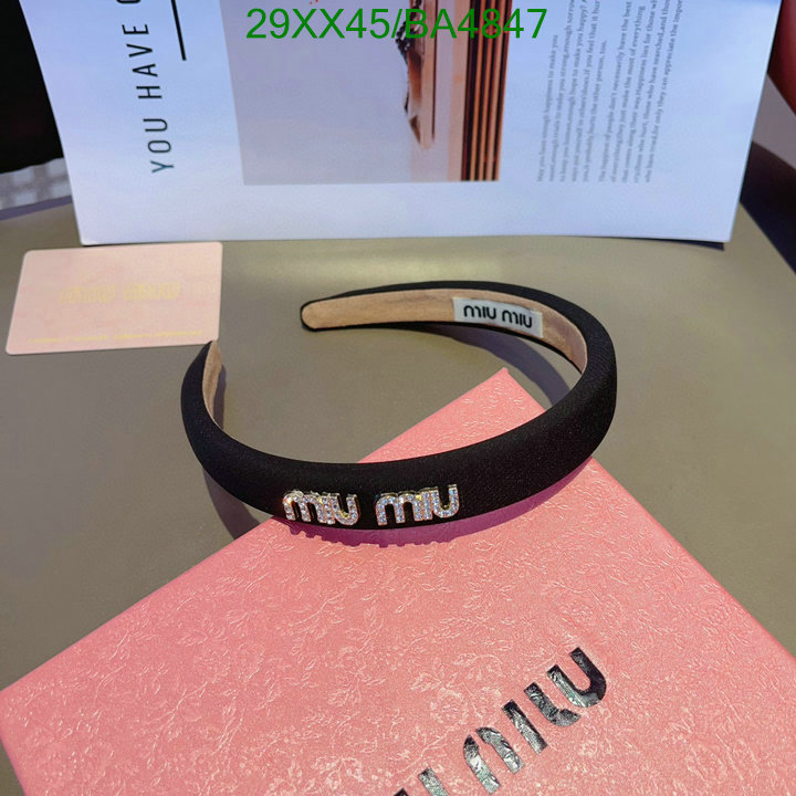 MIU MIU-Headband Code: BA4847 $: 29USD