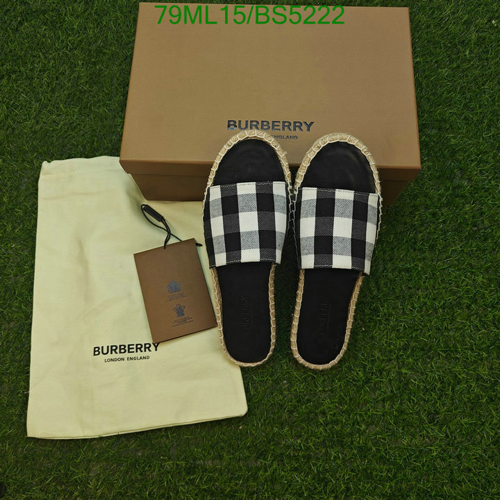 Burberry-Women Shoes Code: BS5222