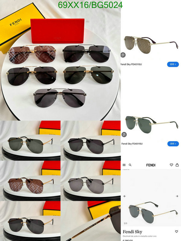 Fendi-Glasses Code: BG5024 $: 69USD