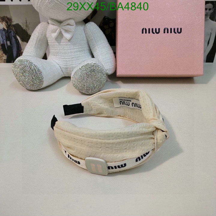 MIU MIU-Headband Code: BA4840 $: 29USD