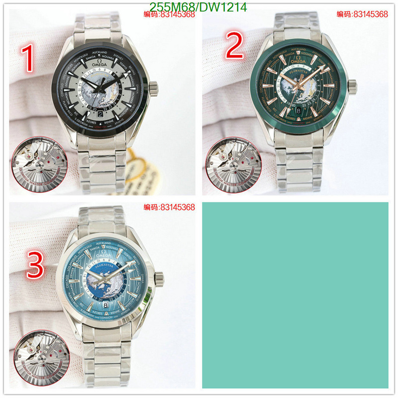 Omega-Watch-Mirror Quality $: 225USD Code: DW1217 Material: stainless steel + 8500 movement Size: 41-11MM $: 255USD