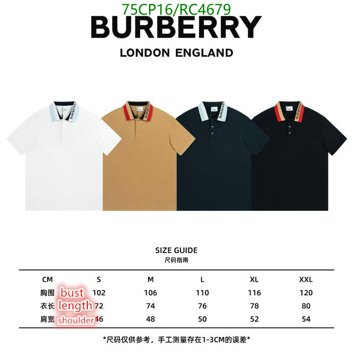 Burberry-Clothing Code: RC4679 $: 75USD