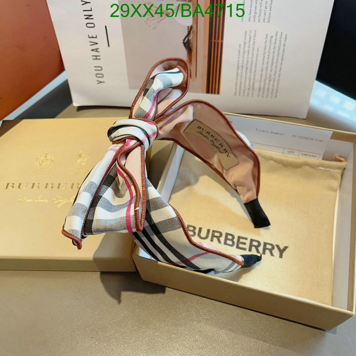 Burberry-Headband Code: BA4715 $: 29USD