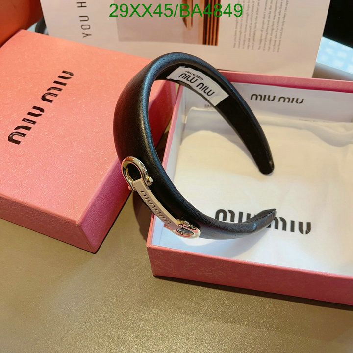 MIU MIU-Headband Code: BA4849 $: 29USD