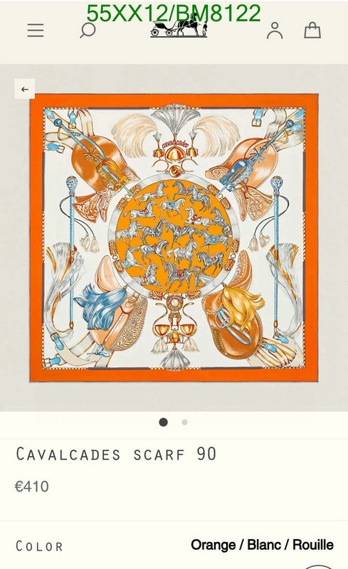 Hermes-Scarf Code: BM8122 $: 55USD