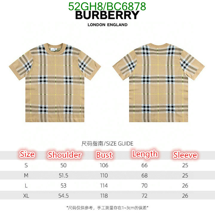 Burberry-Clothing Code: BC6878 $: 52USD