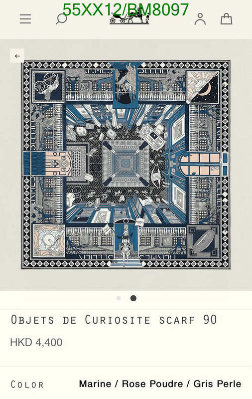 Hermes-Scarf Code: BM8097 $: 55USD