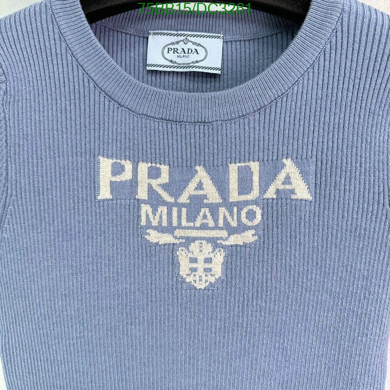 Prada-Clothing Code: DC3261 $: 75USD