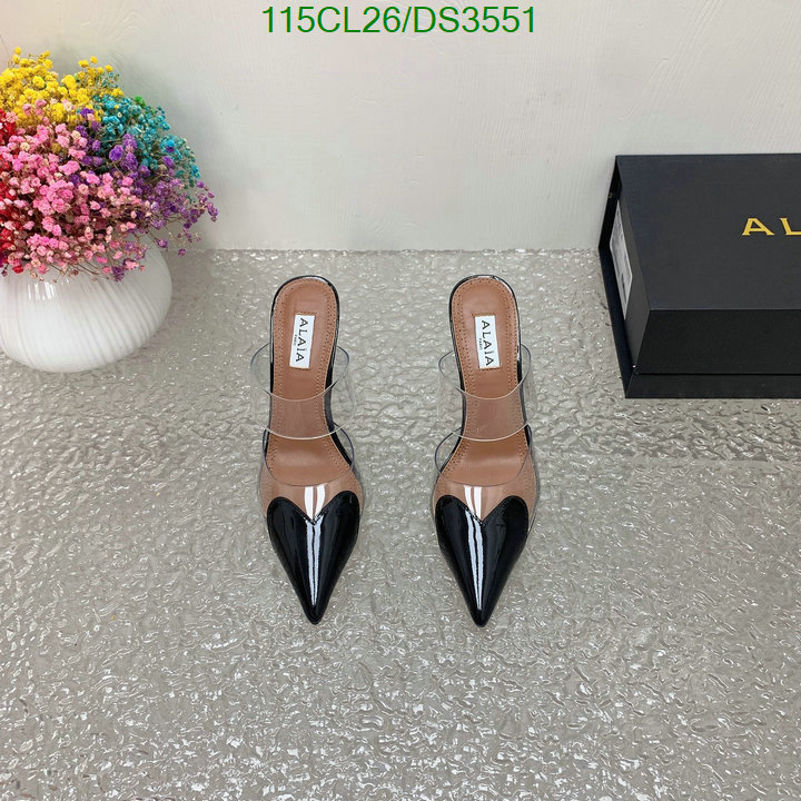 ALAIA-Women Shoes Code: DS3551 $: 115USD