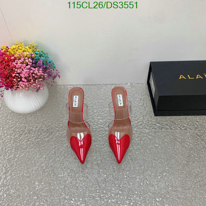 ALAIA-Women Shoes Code: DS3551 $: 115USD