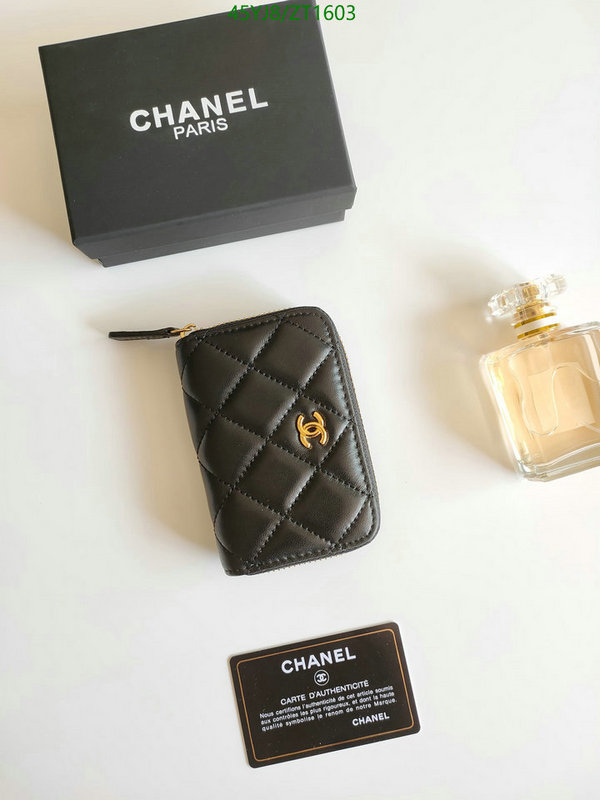 Chanel-Wallet(4A) Code: ZT1603 $: 45USD