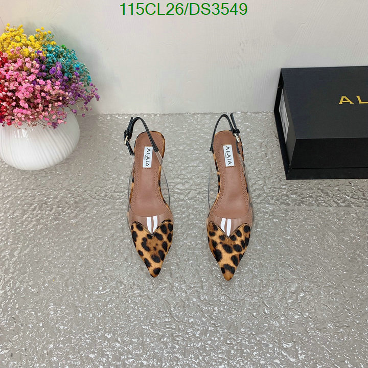 ALAIA-Women Shoes Code: DS3549 $: 115USD