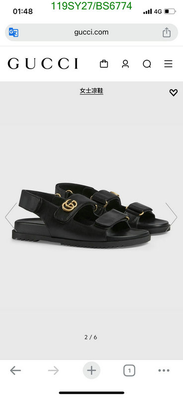 Gucci-Women Shoes Code: BS6774 $: 119USD