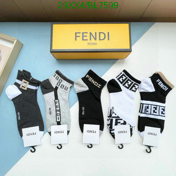 Fendi-Sock Code: BL7599 $: 29USD