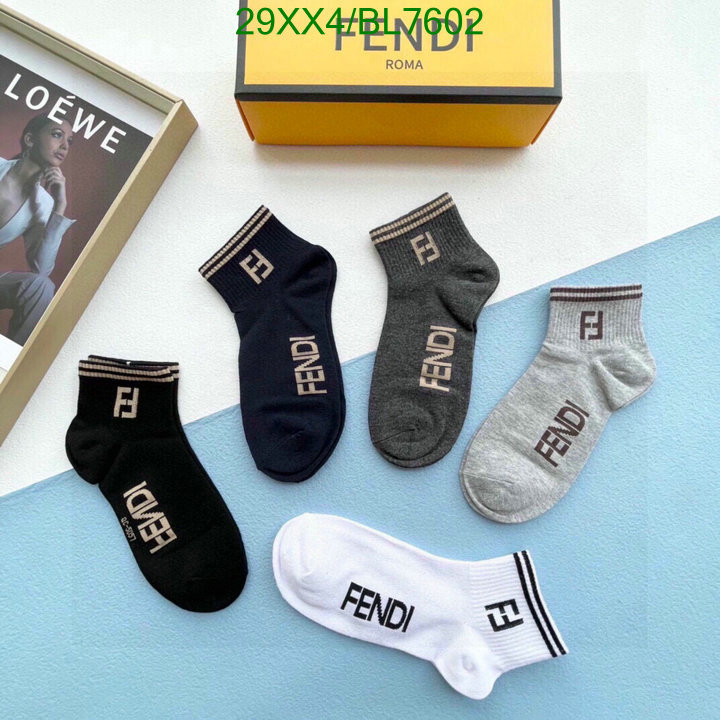 Fendi-Sock Code: BL7602 $: 29USD