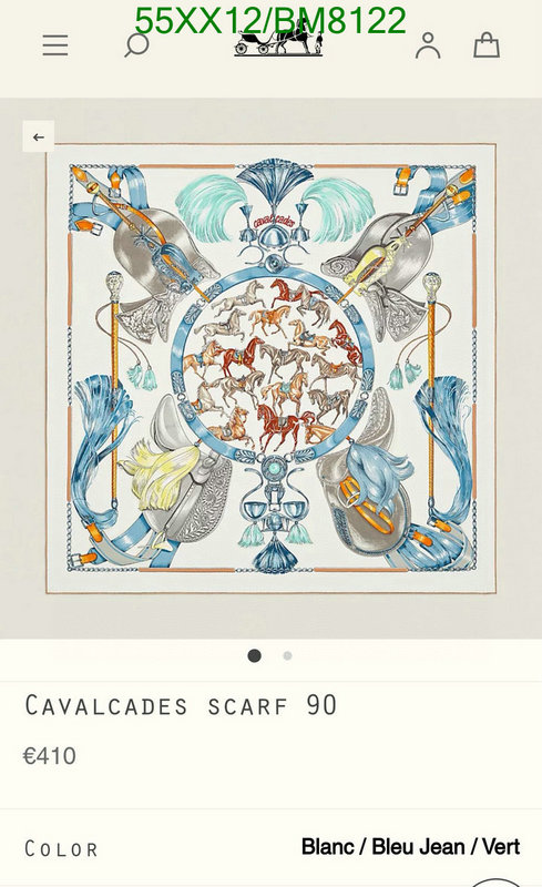 Hermes-Scarf Code: BM8122 $: 55USD