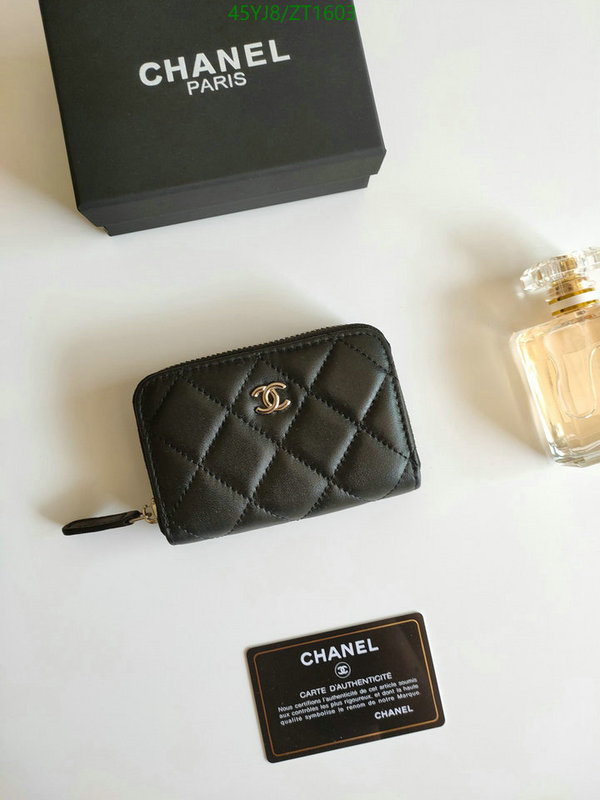 Chanel-Wallet(4A) Code: ZT1603 $: 45USD