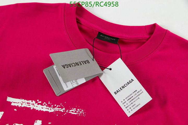 Balenciaga-Clothing Code: RC4958 $: 55USD