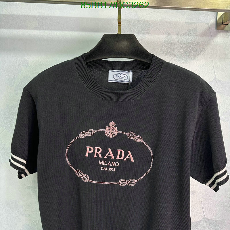 Prada-Clothing Code: DC3262 $: 85USD