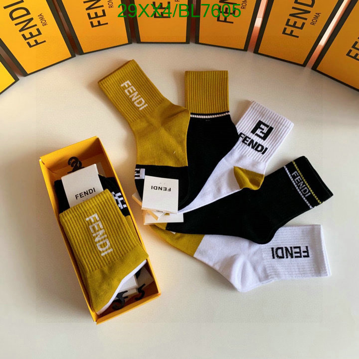 Fendi-Sock Code: BL7605 $: 29USD