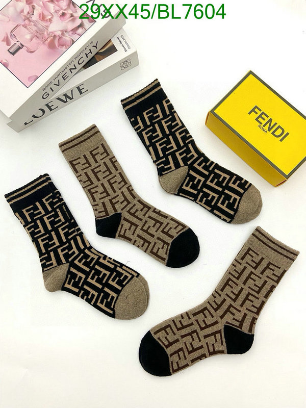 Fendi-Sock Code: BL7604 $: 29USD