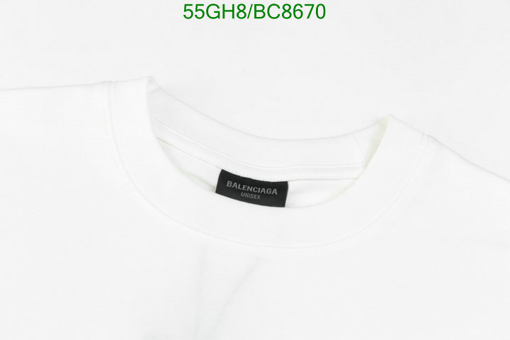 Balenciaga-Clothing Code: BC8670 $: 55USD