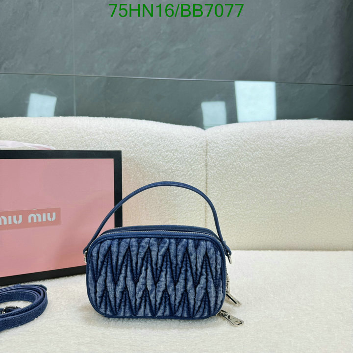 Miu Miu-Bag-4A Quality Code: BB7077 $: 75USD