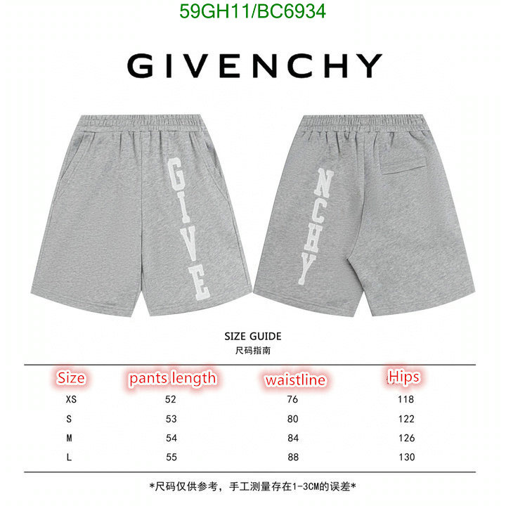 Givenchy-Clothing Code: BC6934 $: 59USD