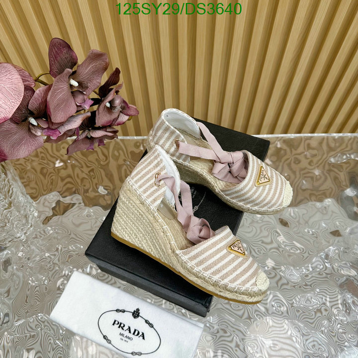 Prada-Women Shoes Code: DS3640 $: 125USD