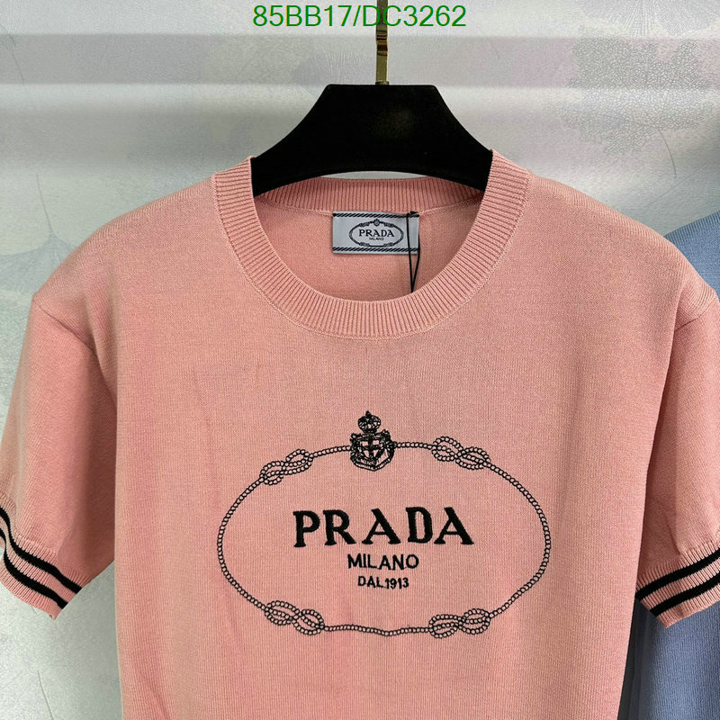 Prada-Clothing Code: DC3262 $: 85USD