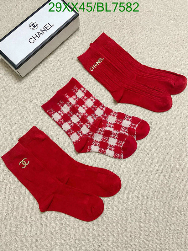 Chanel-Sock Code: BL7582 $: 29USD