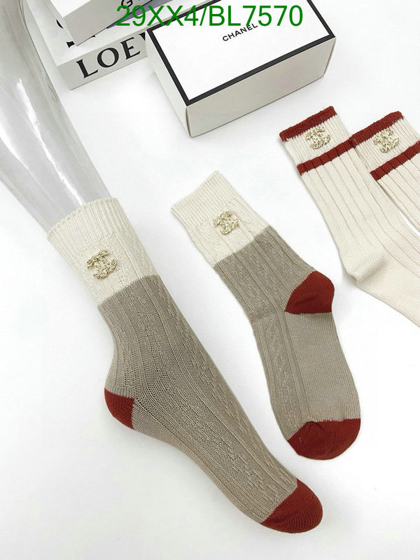 Chanel-Sock Code: BL7570 $: 29USD