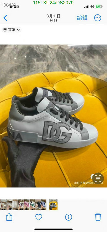 D&G-Men shoes Code: DS2079 $: 115USD
