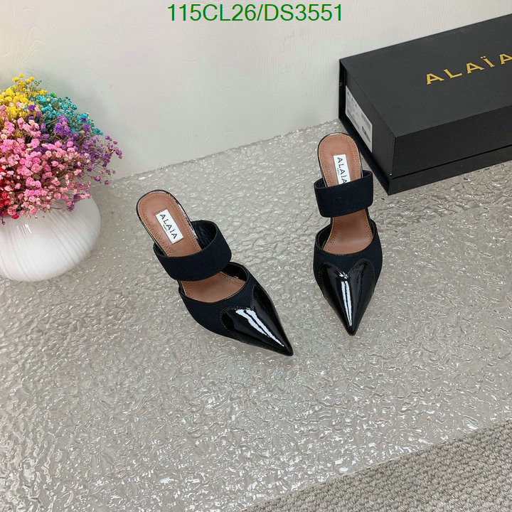 ALAIA-Women Shoes Code: DS3551 $: 115USD