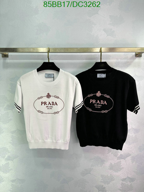 Prada-Clothing Code: DC3262 $: 85USD