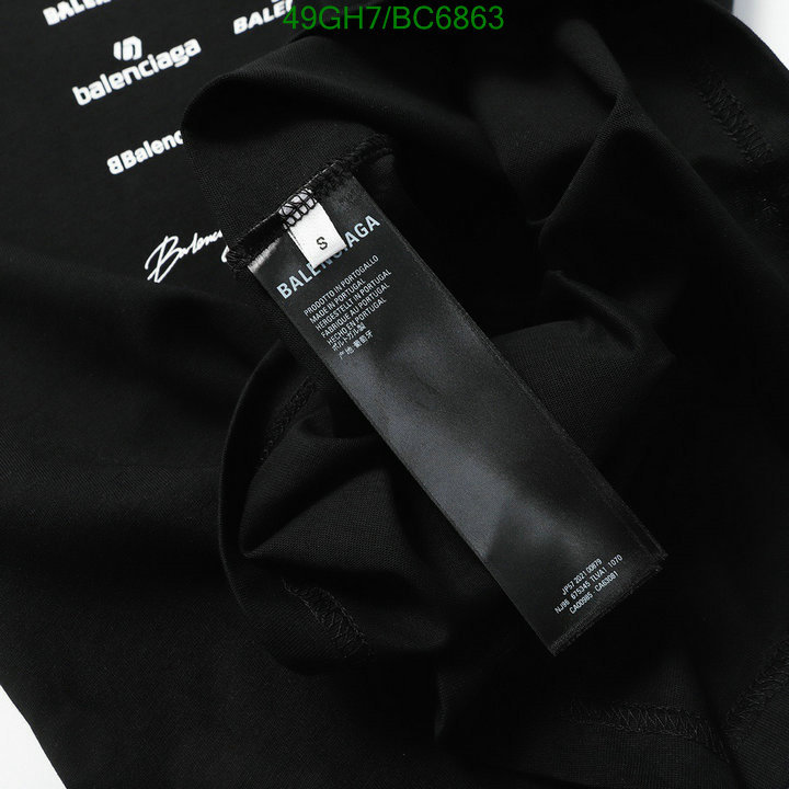 Balenciaga-Clothing Code: BC6863 $: 49USD