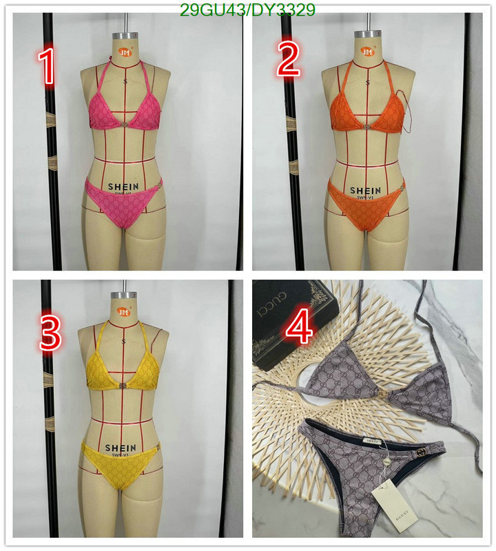 GUCCI-Swimsuit Code: DY3329 $: 29USD