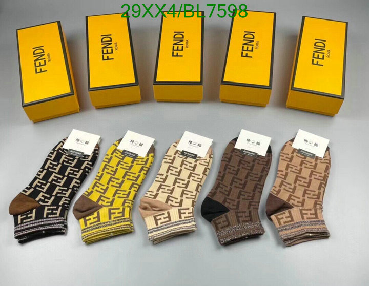 Fendi-Sock Code: BL7598 $: 29USD