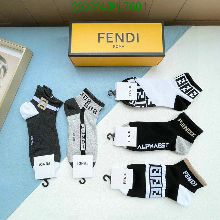 Fendi-Sock Code: BL7601 $: 29USD