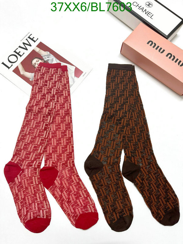 Fendi-Sock Code: BL7603 $: 37USD